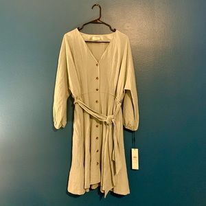 Calvin Klein Pastel Blue/Green Dress